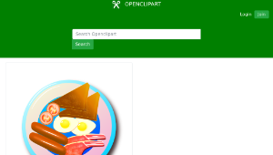 openclipart圖庫：Full English Breakfast縮圖
