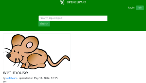 openclipart圖庫：wet mouse縮圖