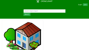 openclipart圖庫：Iso City Grey House 1-資源代表圖