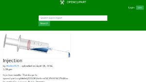 openclipart圖庫：Injection縮圖