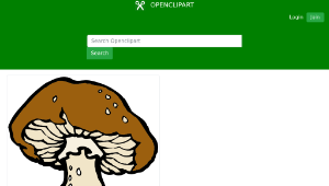 openclipart圖庫：big mushroom縮圖
