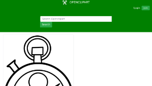 openclipart圖庫：chronomètre / chronometer縮圖