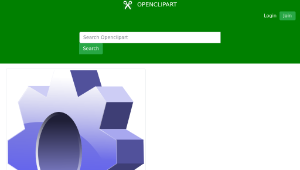 openclipart圖庫：Gear - options - icon縮圖