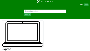 openclipart圖庫：Laptop-資源代表圖