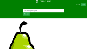 openclipart圖庫：pear-資源代表圖