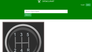 openclipart圖庫：gear shift knob icon-資源代表圖
