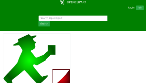 openclipart圖庫：Ampelmännchen macht Orientierungslauf