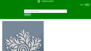 openclipart圖庫：Floral motif #2-資源代表圖