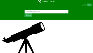 openclipart圖庫：Telescope縮圖