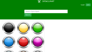 openclipart圖庫：Circle Buttons Steel-資源代表圖