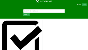 openclipart圖庫：Check box icon縮圖
