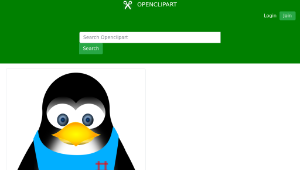 openclipart圖庫：Tux縮圖