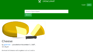 openclipart圖庫：Cheese-資源代表圖
