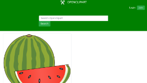 openclipart圖庫：Watermelon-資源代表圖