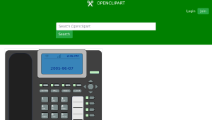openclipart圖庫：ip phone-資源代表圖