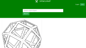 openclipart圖庫：Spike Star Frame縮圖