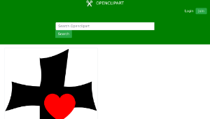 openclipart圖庫：From the cross with love-資源代表圖