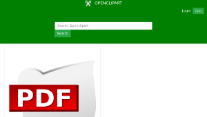 openclipart圖庫：PDF-資源代表圖