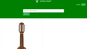 openclipart圖庫：Puerto Rican Cuatro