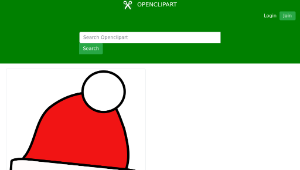 openclipart圖庫：Christmas hat-資源代表圖
