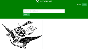 openclipart圖庫：mother goose縮圖