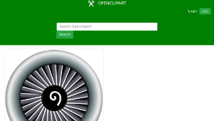 openclipart圖庫：Jet Engine縮圖