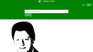 openclipart圖庫：Bill Clinton縮圖