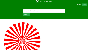 openclipart圖庫：abstract sun 3 (48 rays)縮圖