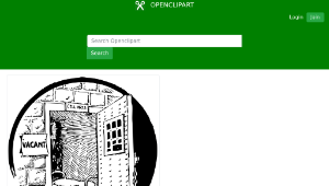 openclipart圖庫：vacant prison cell縮圖
