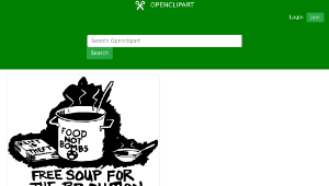 openclipart圖庫：Free Soup For the Revolution-資源代表圖