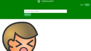 openclipart圖庫：people biz2 - male sad縮圖