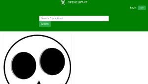 openclipart圖庫：skull-資源代表圖
