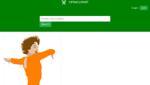 openclipart圖庫：Architetto -- Ballerina縮圖