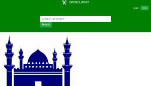 openclipart圖庫：Mosque-資源代表圖