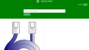 openclipart圖庫：Network Cable-資源代表圖