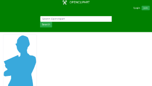 openclipart圖庫：Student girl縮圖