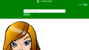 openclipart圖庫：People faces girl-資源代表圖