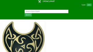 openclipart圖庫：celtic necklace縮圖