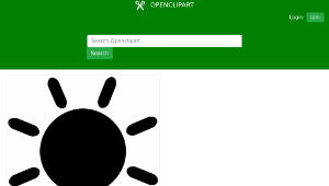 openclipart圖庫：Sun icon-資源代表圖