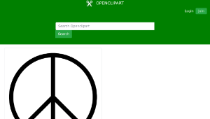 openclipart圖庫：peace sign-資源代表圖