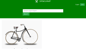 openclipart圖庫：Rover Safety Bicycle 1885-資源代表圖