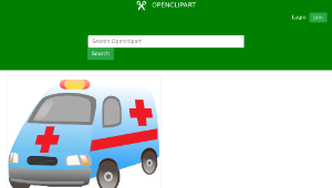 openclipart圖庫：Ambulance縮圖