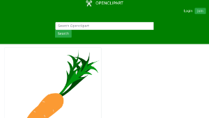 openclipart圖庫：Carrot縮圖