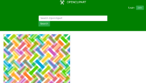 openclipart圖庫：Colorful Abstract Geometric Pattern Background縮圖
