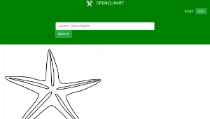openclipart圖庫：Starfish縮圖