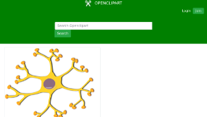 openclipart圖庫：neuron-interneuron 2-資源代表圖