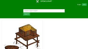 openclipart圖庫：RPG map symbols: Fishery縮圖