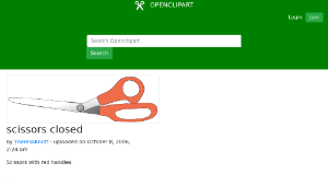 openclipart圖庫：scissors closed縮圖