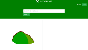 openclipart圖庫：RPG map symbols: hill-資源代表圖