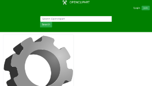 openclipart圖庫：Gear 3D